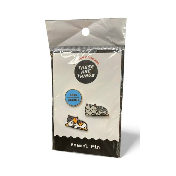 These Are Things - Enamel Cat Pins Accessories -258 - Picture 1 of 2